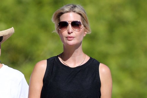 Ivanka Trump Gives New Balance Sneakers a Sporty Twist in Black Leggings and Tank Top