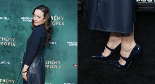 Manolo Blahnik’s Mary Jane Shoes Get Spotlight Treatment With Rachel McAdams at ‘An Enemy of the People’ Opening Night
