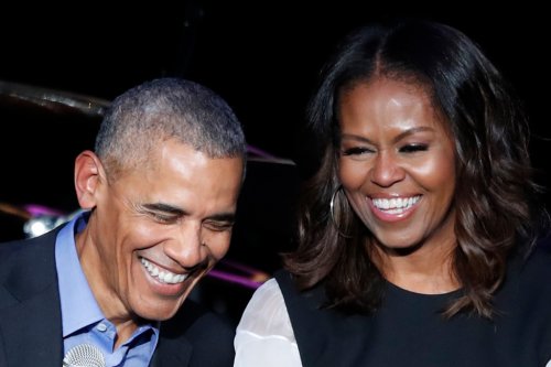 Michelle Obama Lets Her Feet Breathe With Barack Obama in Adidas on ...