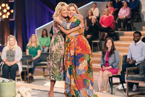 Jill Biden Blooms in Floral Oscar de la Renta Dress & Pink Pumps While Sharing French Fries on ‘The Kelly Clarkson Show’