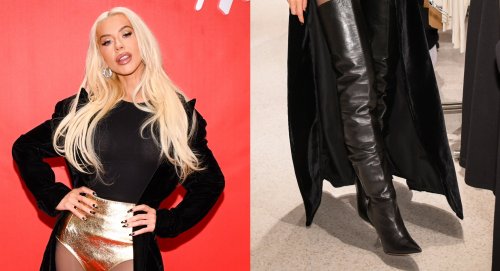 Christina Aguilera Looked Radiant at H&M’s Times Square Flagship Store Reopening [Photos]