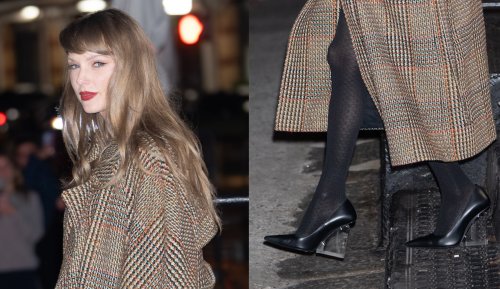 Taylor Swift Took Jimmy Choo x Jean Paul Gaultier’s Revamped Heels for a Spin Before Being Named Time’s ‘Person of the Year’