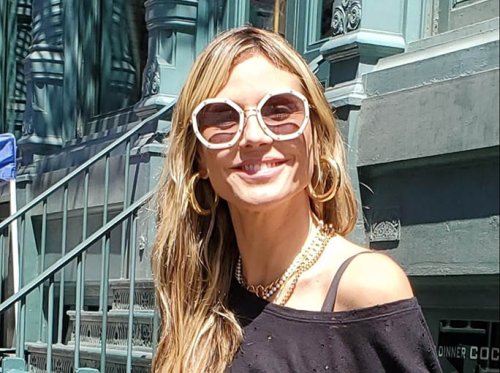 Heidi Klum Slides Into Summer With ‘Ugly Sandals’ And Sheer Floral Skirt For Lunch Date With Tom Kaulitz