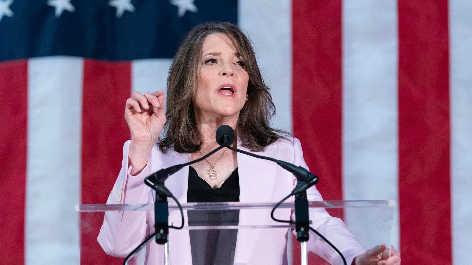 Here’s How Much 2024 Presidential Candidate Marianne Williamson Is Worth
