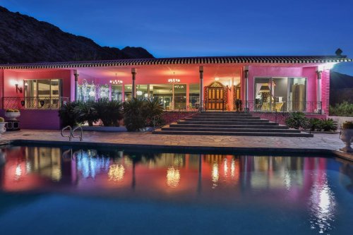 Socialite Zsa Zsa Gabor’s Pink Palace In Palm Springs Can Be Yours For $3.8 Million—And It’s Just As Glamorous As You Think