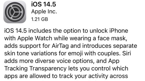 Apple iOS 14.5 Released: Massive iPhone Update With Cool Features ...