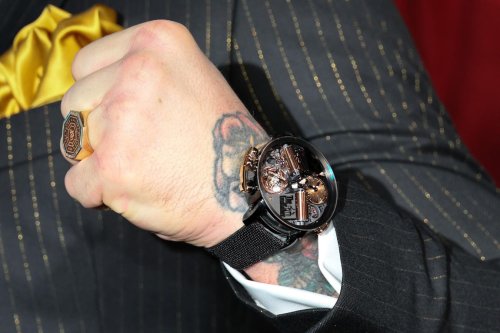 Conor McGregor Shows Off His Watch Passion At Roadhouse Premiere
