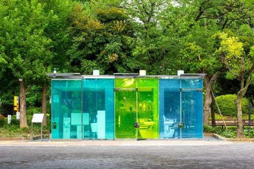 Why Tokyo’s New Transparent Public Restrooms Are A Stroke Of Genius