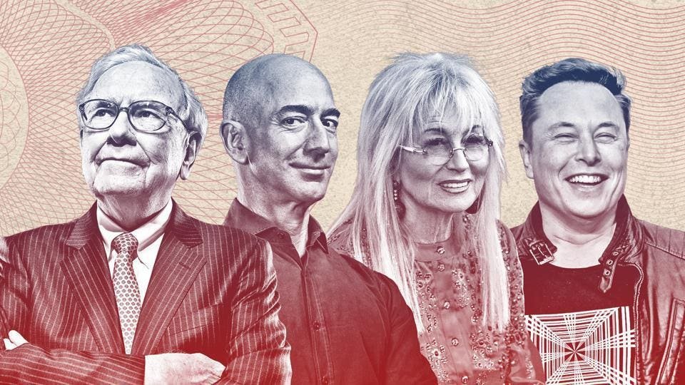 Here’s The Richest Billionaire In Every U.S. State 2021