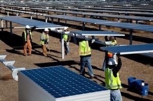 The Rise Of A Giant Solar Power Plant In California's Central Plain