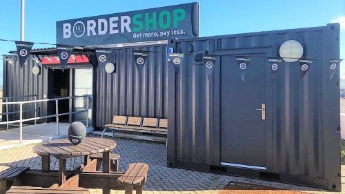 Why A Shipping Container Has Been Turned Into Possibly The World’s Smallest Border Store