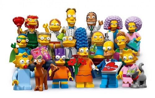 Series 2 'The Simpsons' Lego Minifigures Extend Comic Book Theme