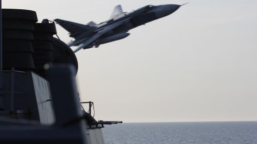 The Sunk Cruiser ‘Moskva’ ‘Will Soon Become An Aircraft Carrier,’ Ukraine Jokes After Shooting Down A Russian Bomber Over The Black Sea