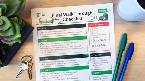 The Final Walk-Through Checklist