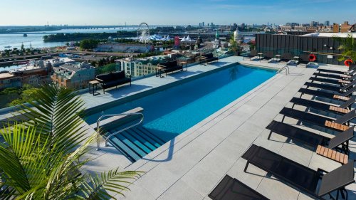 Montreal’s Newest Hotel Features Heated Rooftop Pool Open All Year