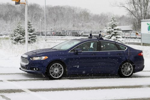 Ford Starts Autonomous Vehicle Testing In The Snow