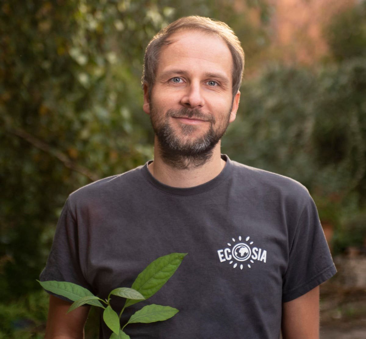 Christian Kroll, founder of Ecosia, says 'if everyone used us instead