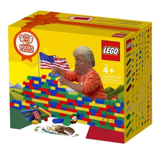 Donald Trump's Border Wall Inspires Lego Fan To Create Funny Design