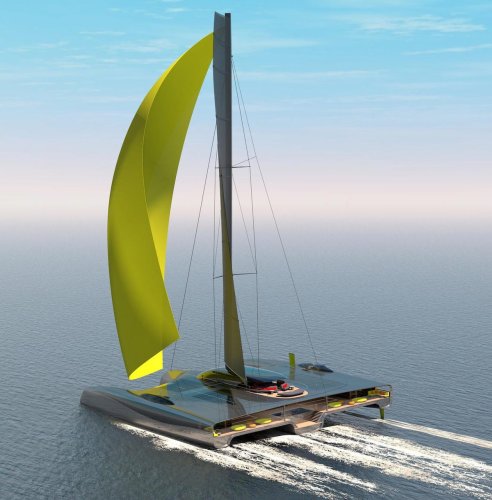 Is This Massive Trimaran Concept The Sustainable Superyacht Of The Future?