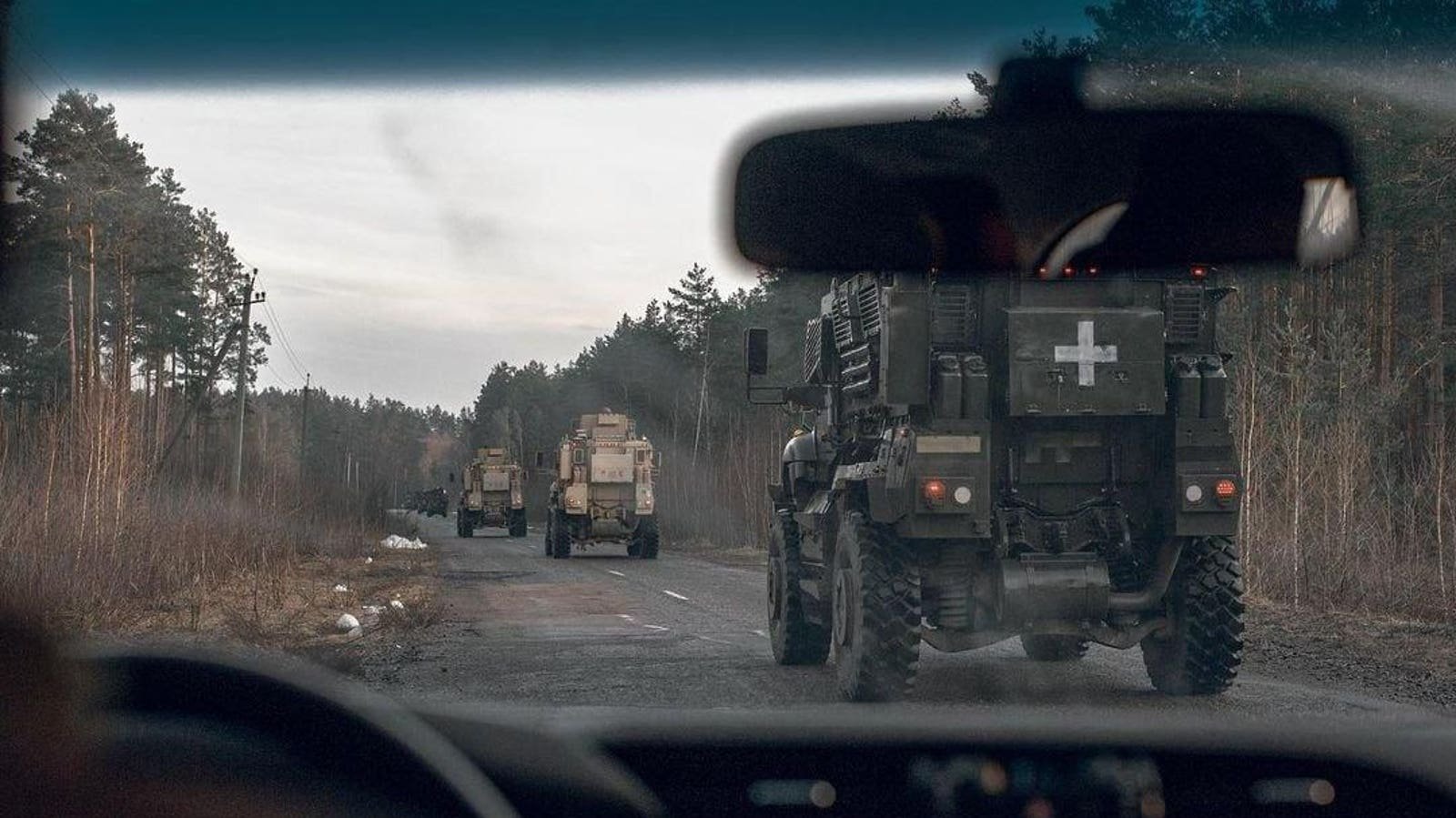 The Ukrainians Are Using Their MRAP Armored Trucks in Direct Assaults On Russian Positions