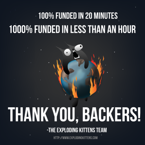 The Oatmeal's 'Exploding Kittens' Kickstarter Could Set A New Funding Record