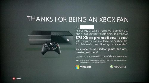 Xbox One Marketing Gets Aggressive As Microsoft Offers $75 Digital Credit
