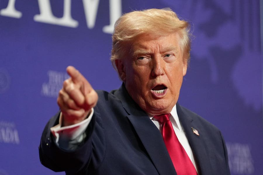 Trump’s Hairstyle During Vegas Speech Sparks Wild Online Speculation About Makeover