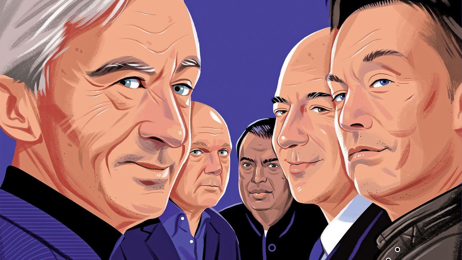 The $100 Billion Club: These 14 People Have 12-Figure Fortunes