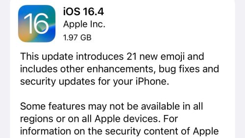 iOS 16.4—Apple Just Gave iPhone Users 33 Reasons To Update Now