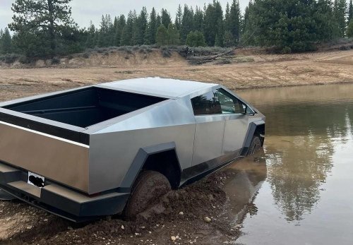 Someone Just Tested Musk’s Claim That The Cybertruck Can Float...