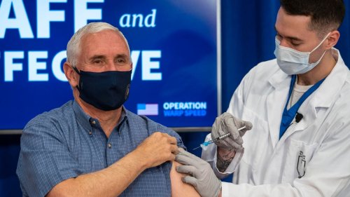Trump Absent As Vice President Mike Pence Receives Covid-19 Vaccine Live On-Camera