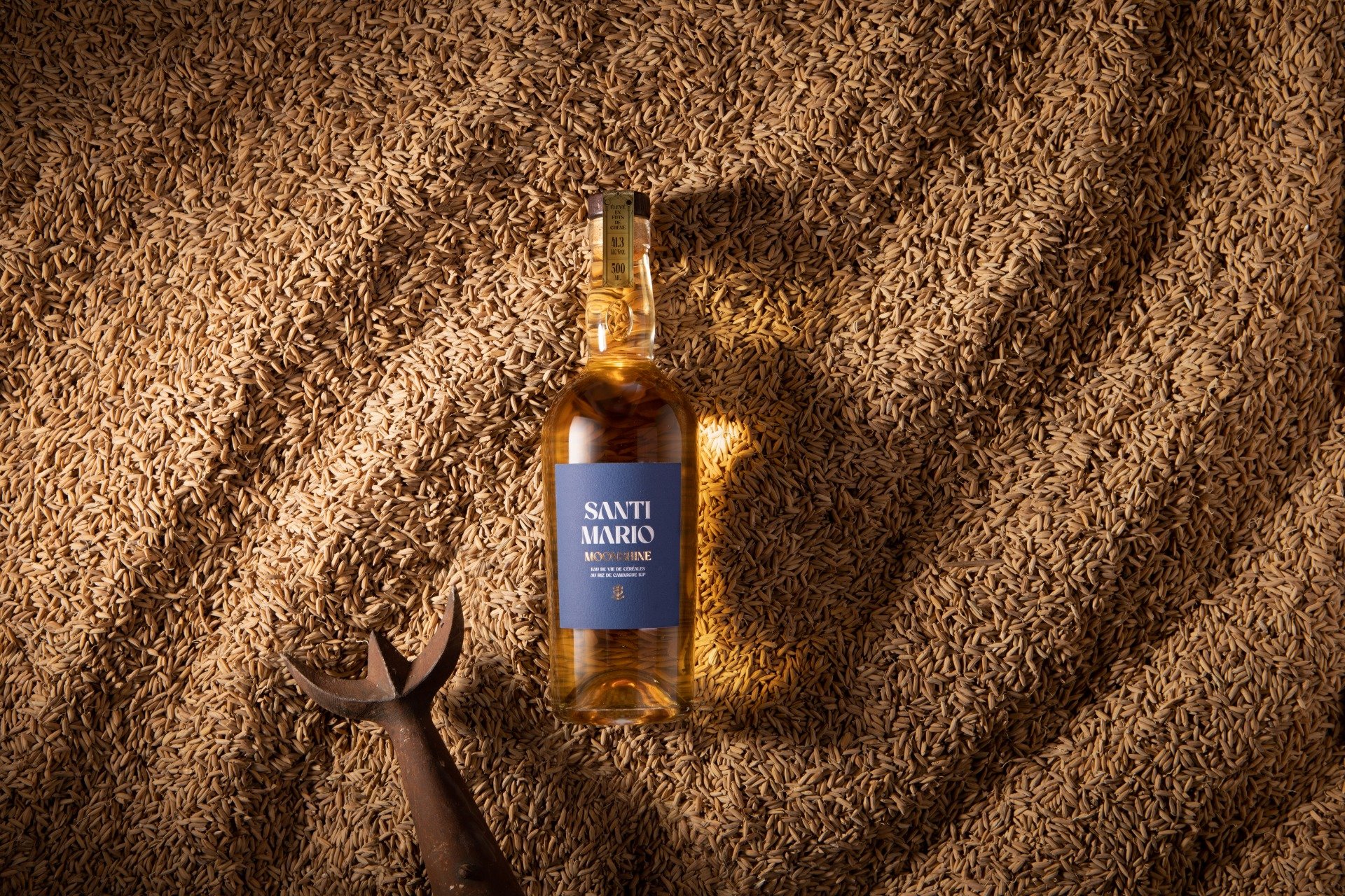 Santi Mario…. la première eau de vie à base de riz de Camargue