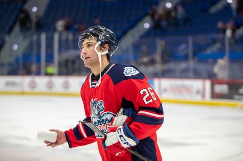 Rangers prospect Noah Laba ‘exactly as advertised,’ scores goal in pro debut for AHL Hartford