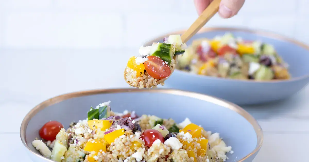 Quick & Easy Mediterranean Quinoa Salad - Forkly