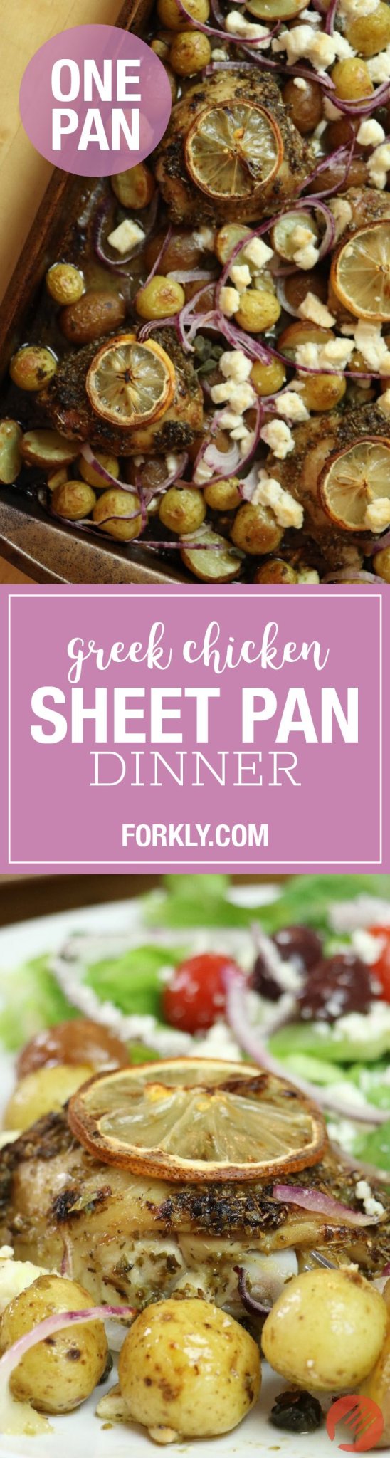 Greek Chicken Sheet Pan Dinner - Forkly
