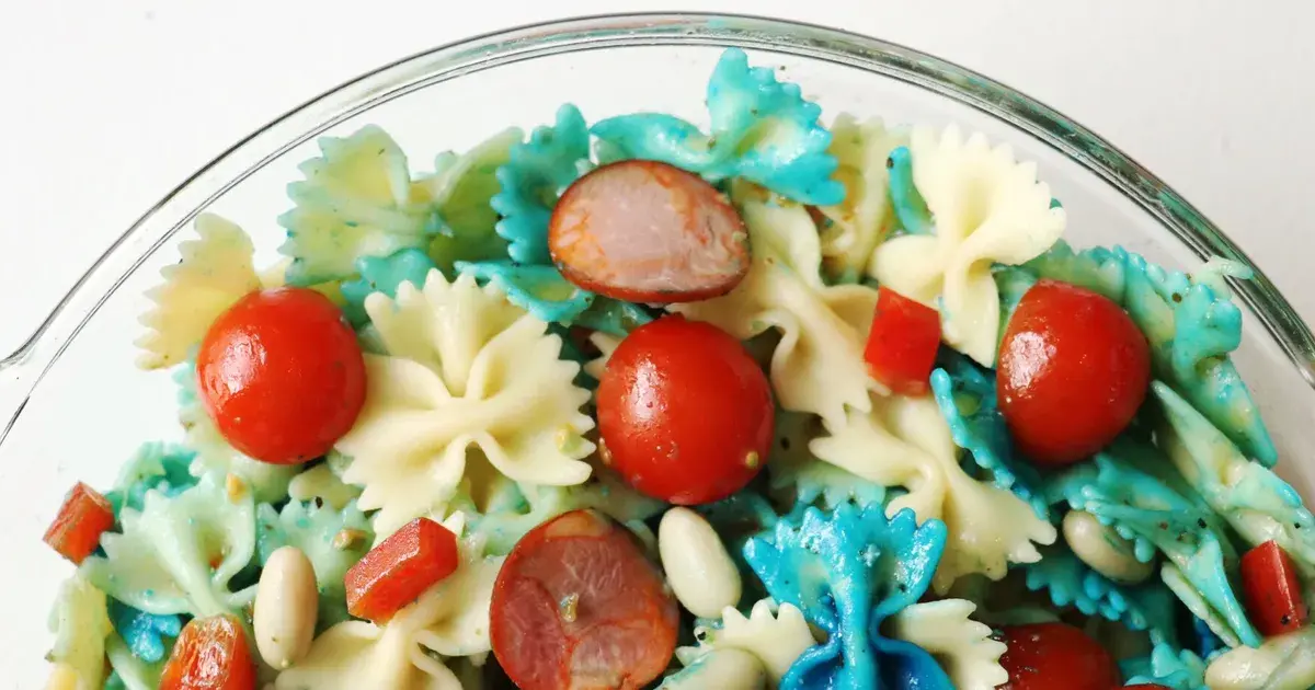 Red, White & Blue Firecracker Pasta Salad - Forkly