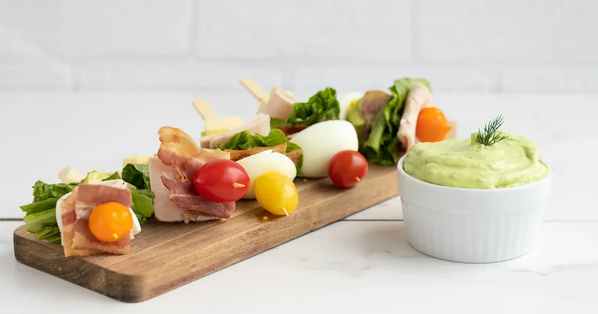 Drool-Worthy Keto Cobb Salad On A Stick - Forkly