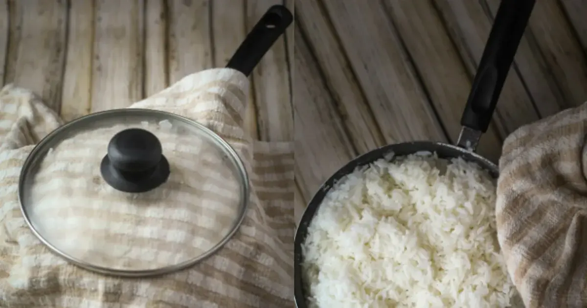 Make Perfect Rice Everytime With a Kitchen Towel - Forkly