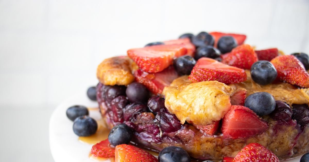 Instant Pot French Toast Croissant Casserole - Forkly