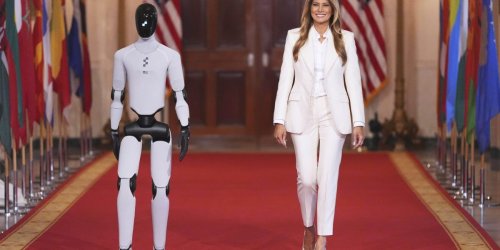 Enter Melania Trump, escorted by humanoid robot: ‘I’m Figure 03, a humanoid built for the United States of America’