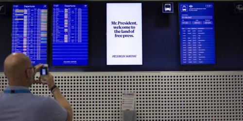 ‘Mr. President, Welcome to the Land of Free Press:’ Helsinki Newspaper Trolls Trump and Putin Before Their Meeting