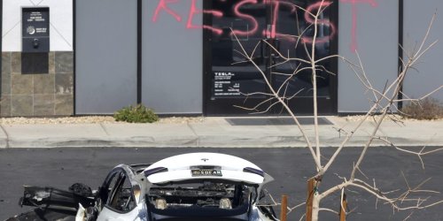 Scared Tesla owners are petitioning Elon Musk to add a feature that would warn off vandals as more cars are set on fire