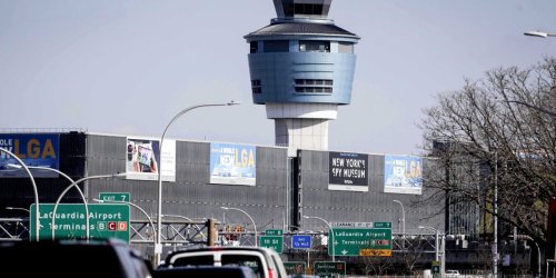 Speeding jet slams on brakes and has to abort takeoff to avoid runway collision at New York’s LaGuardia Airport
