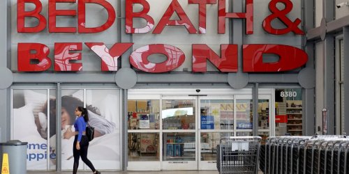 Bed Bath & Beyond shares are plunging on its plans to close 150 stores