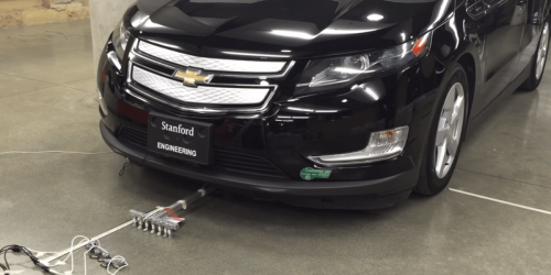 Watch This Team of Six Tiny Robots Move a Car