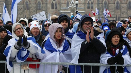 Despite bus driver boycott, thousands attend pro-Israel rally in Ottawa