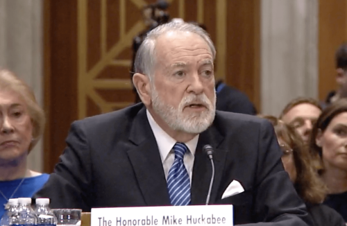 ‘We are People of the Book’: At Senate hearing, Mike Huckabee defends Christian Zionist beliefs and support for Israel