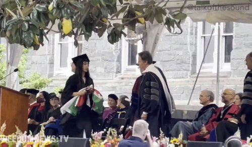 Palestinian-American student snubs Blinken at Georgetown graduation to protest killing of Al Jazeera journalist