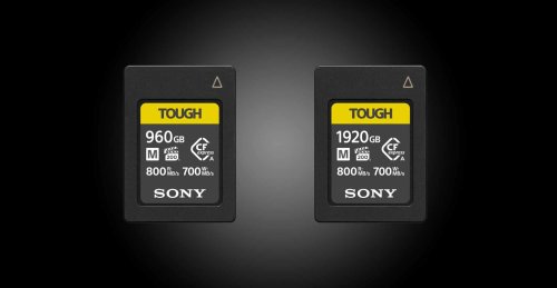 Sony bringt zwei neue CFexpress Type A-Karten der M-Serie