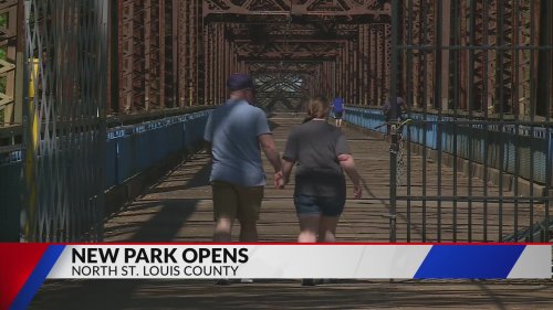 Revitalized Chain of Rocks Park opens along the Mississippi River